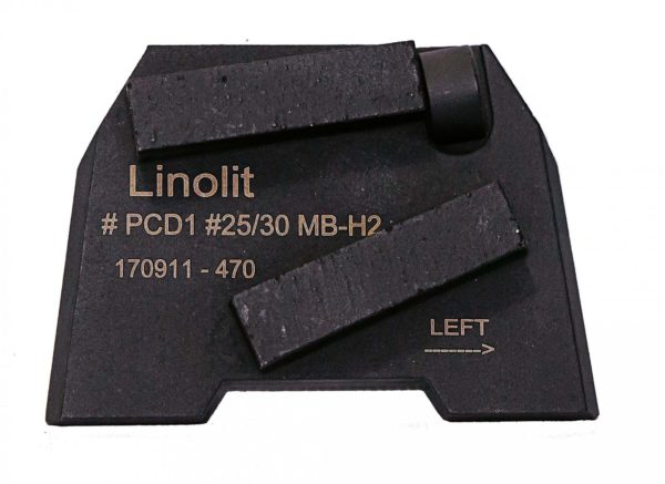 Алмазный пад Linolit PCD1 #25/30 MB-H2 LEFT (левый)