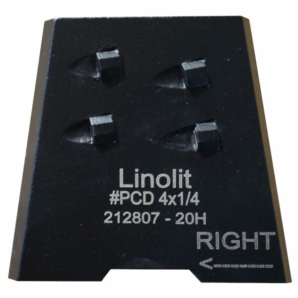 Франкфурт алмазный «КОГОТЬ» Linolit® #PCD4*1/4 MB_LN RIGHT (правый)